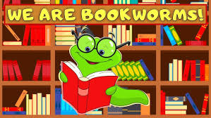 Cartoon Bookworm