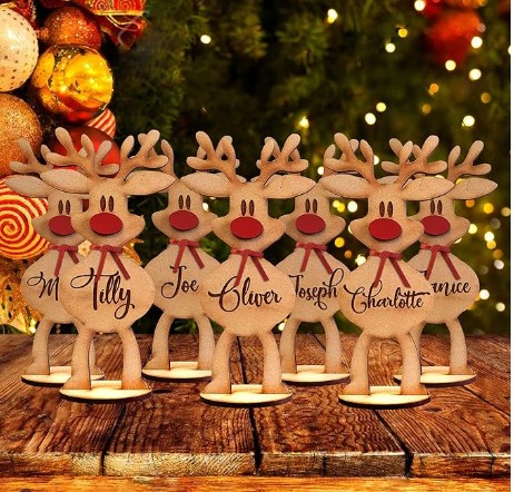 Wooden Moose decorations