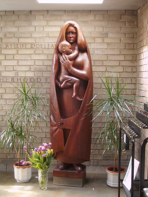 Statue of Madonna and Child