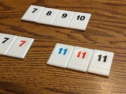 Board Game Tiles with Numbers