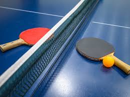 TableTennis paddle and ball