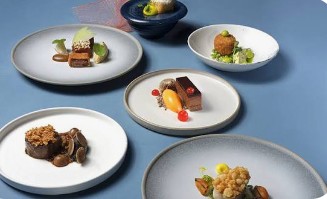 Small plates of food